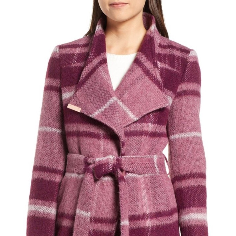 Ted Baker Wool Trench Coat - Picture 4 of 14